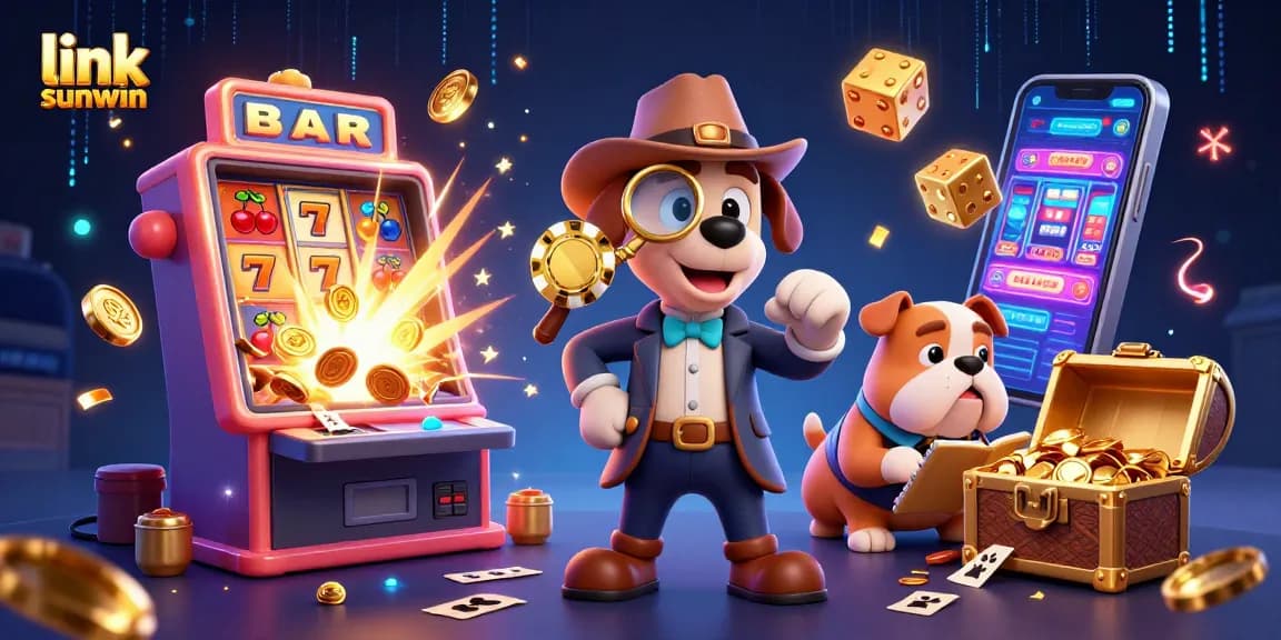 Experience exciting gameplay with link sunwin in this vibrant casino scene featuring rich details and characters.