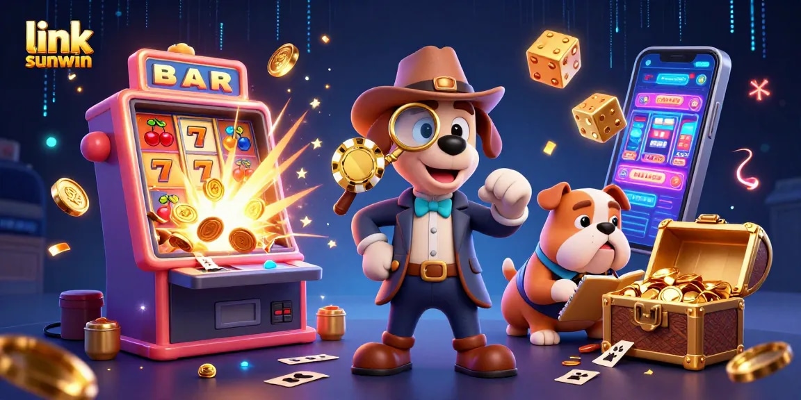 Experience exciting gameplay with link sunwin in this vibrant casino scene featuring rich details and characters.
